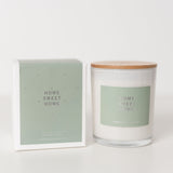 Housewarming candle gift