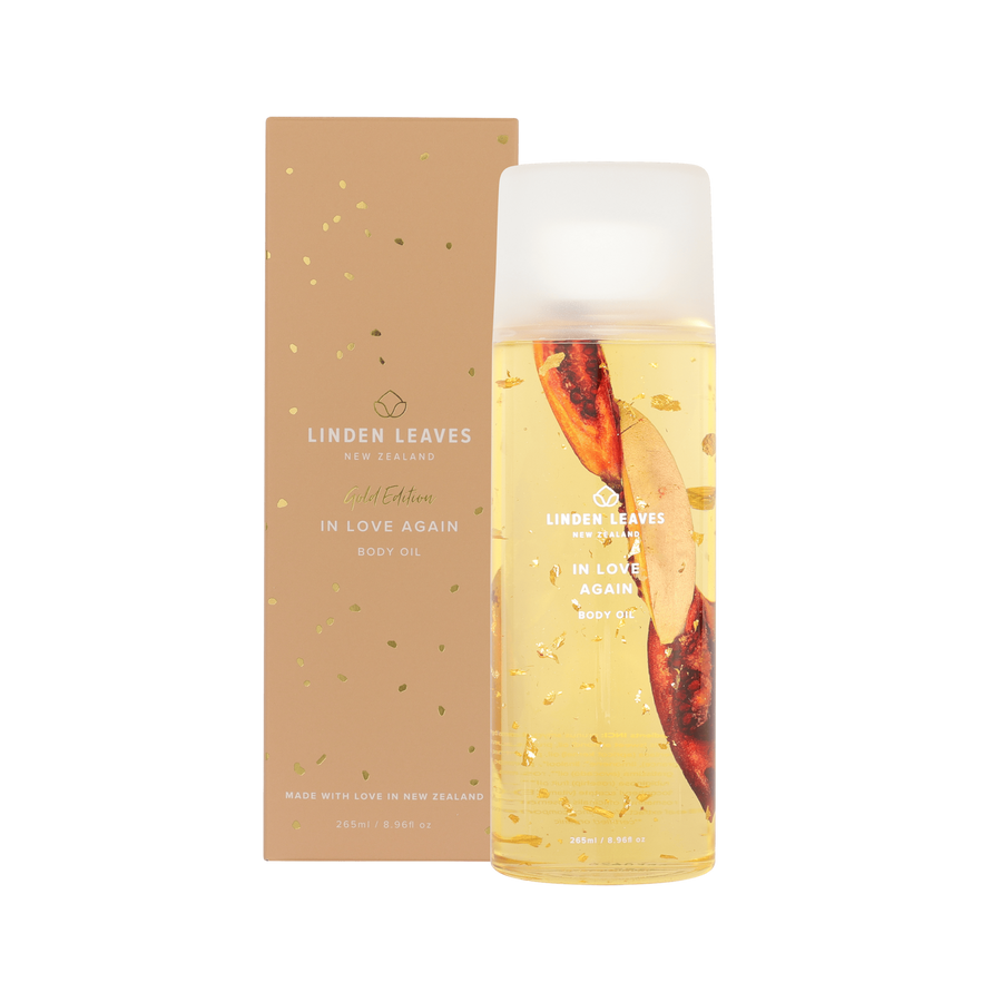 In love again gold edition body oil by Linden Leaves 265ml