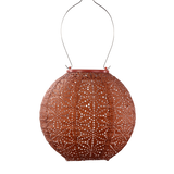 lUmiz round 0cm solar lantern Copper Sashiko