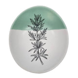 Rosemary decorated porcelain bowl 10cm