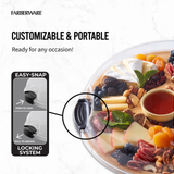 Build a Board Bamboo Divided Round