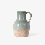 Pale Blue and Natural Terracotta jug