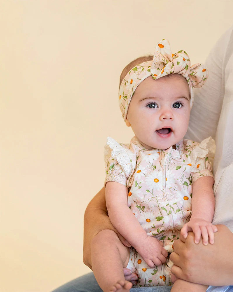 Bebe Tess short sleeved baby romper