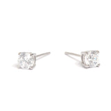 Pair of srystal stud earrings