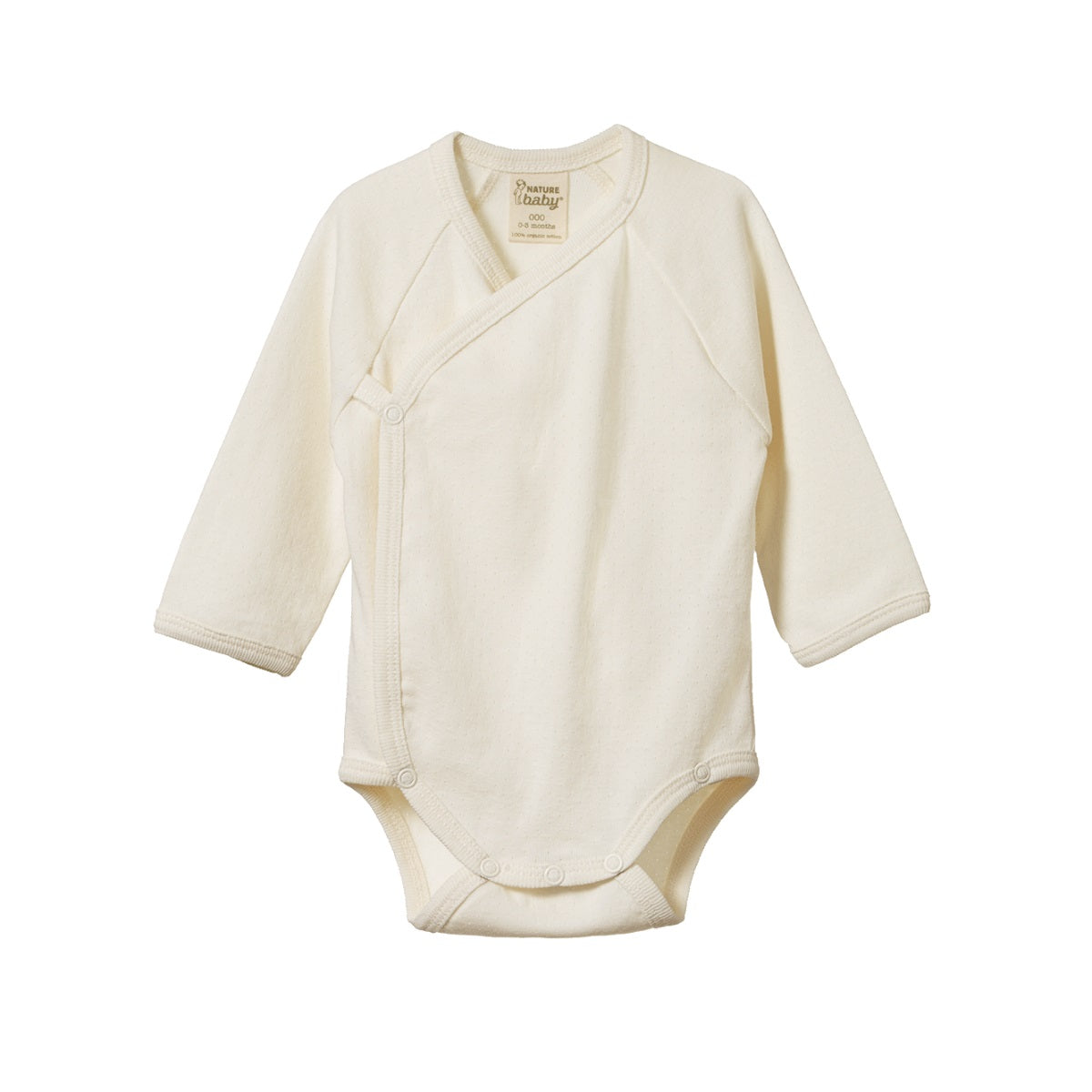 Pointelle crossover body suit
