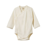Pointelle crossover body suit