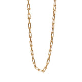 Gold link necklace