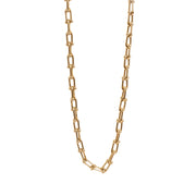 Gold link necklace
