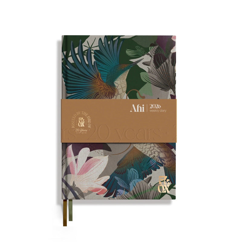 Floral-patterned Flox 2026 diary
