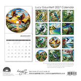 Lucy Gauntlett 2027 Wall Calendar at Cerise, featuring 12 months of Lucy Gauntlett artwork. 