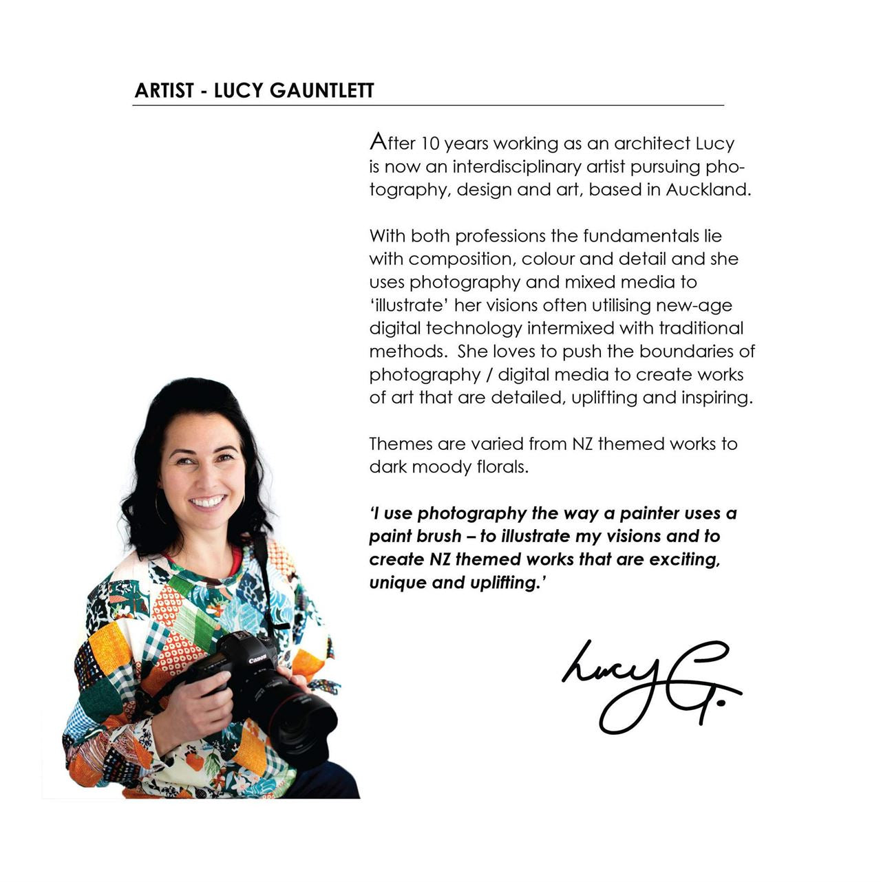 Lucy Gauntlett 2027 Wall Calendar at Cerise, featuring 12 months of Lucy Gauntlett artwork. 