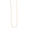 Short pearl necklace on a white background