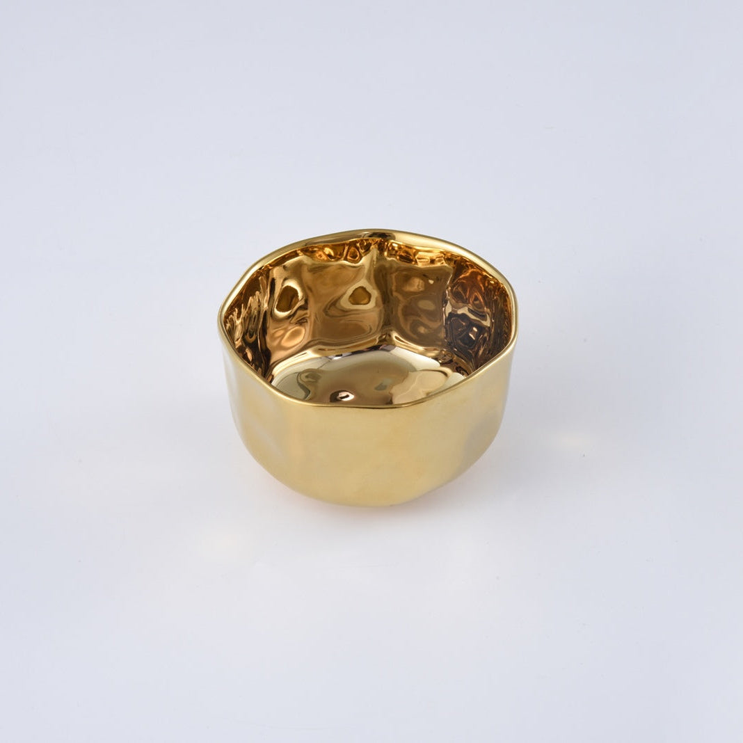 Small gold bowl