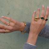 Pure Steel Cuff  Bracelet | Gold | A & C