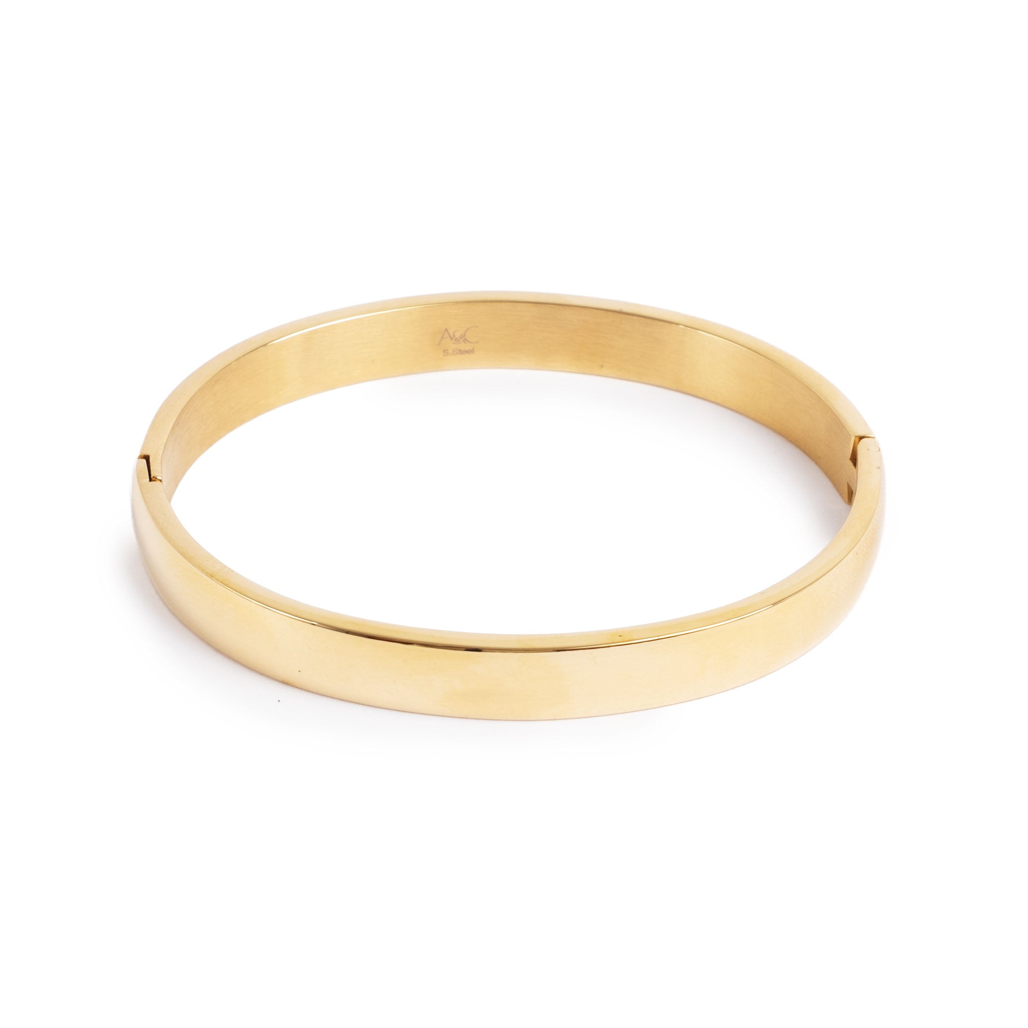A& Oslo 14K gold plated steel bracelet at Cerise NZ