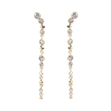 Beautiful new season earrings from A&C Oslo. Our beautiful, sparkling Sweet Droplets collection features a drop of crystal stones and 14K Gold Plate bead droplets hanging in delicate harmony from a stud base at Cerise NZ.