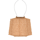 Apricot paisley lumiz lampshade