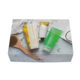 Linden Leaves Aromatherapy Synergy  Pick Me Up Gift Set including a 200ml Body Wash, 200ml Body Lotion and 100ml handcream all made in New Zealand and presented in a beautiful gift box at Cerise.
