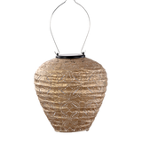 Lumiz soalr lantern balloon 20cm in Gold Mandela