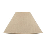 Biscotti coloured textured linen lampshade measures 46cm diameter at Cerise