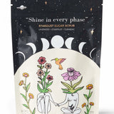 Bopo Women Stardust Sugar Scrub at Cerise, made using no artificial ingredients and  100% natural essential oils of lavender and sweet orange.  Leaves your skin feeling deeply moisturised and smelling like a zesty orange dream. Resealable Bag contains 200grams.