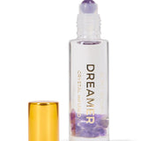 Bopo Dreamer erfume oil roller infused with amethyst crystals