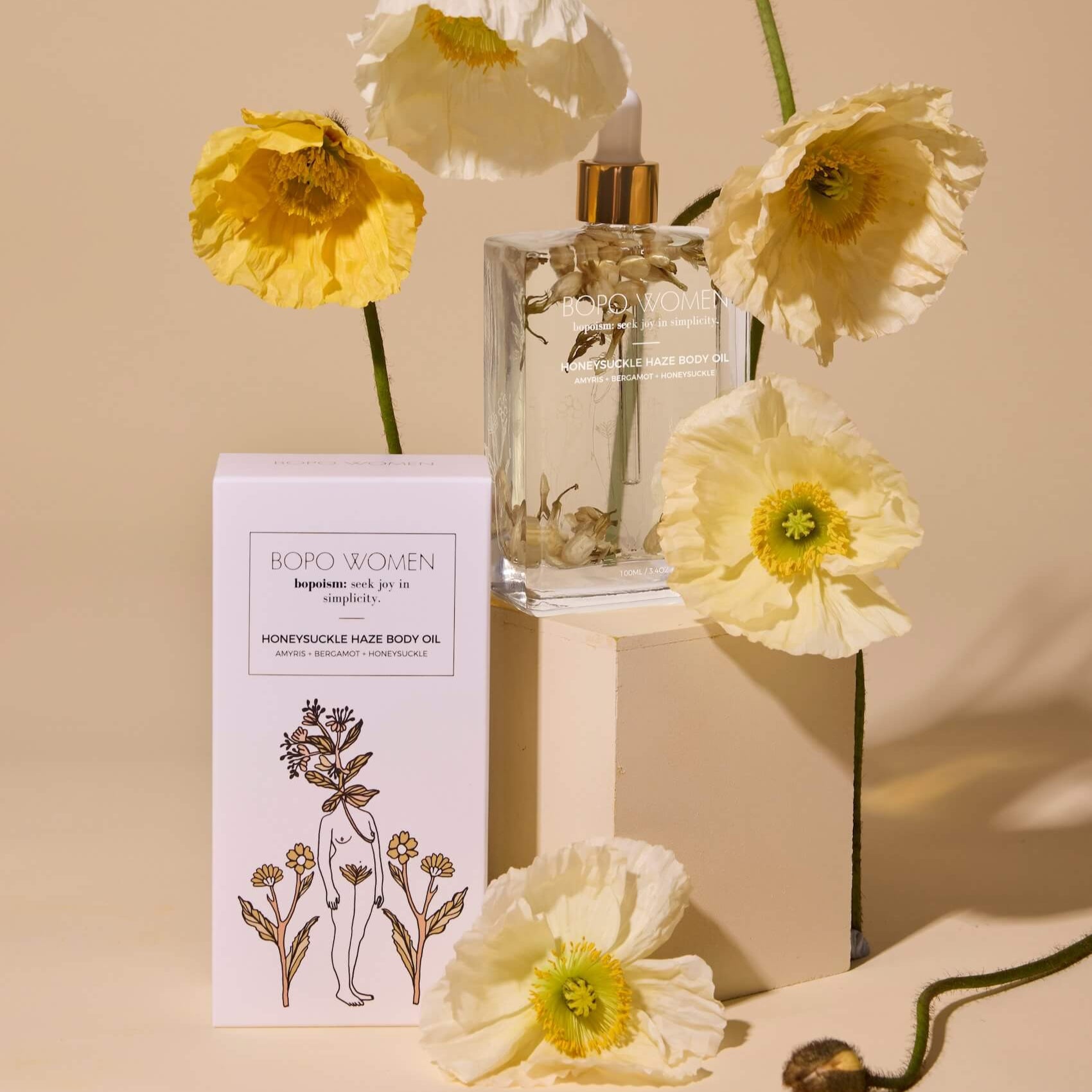 Bopo Women Honeysuckle aze body oil 100ml