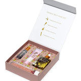 Bopo Women's Mama's self care kit, beautifully gift boxed including a Self love body oil, Dreamer perfume oil roller, Nourishing Lip Balm and Bath salt shot.