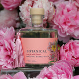 Botanical Rose & Wildflower Bubble Bath at Cerise.  Comes in a large 500ml glass bottle with a decorative tassle.  Beautifully fragranced with solft florals reminicent of Grandmas Garden. A beautiful gift.
