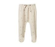 Nature Baby footed Rompers in Bumble Bee Print