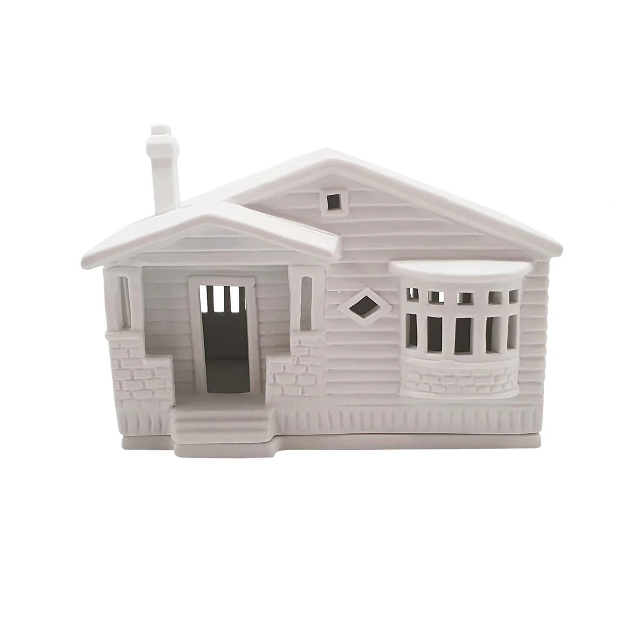 NZ Bungalow Porcelain Tea light house