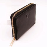 Leather Zip Wallet for Card/Coin and Notes