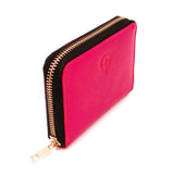 Leather Zip Wallet for Card/Coin and Notes