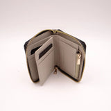 Leather Zip Wallet for Card/Coin and Notes