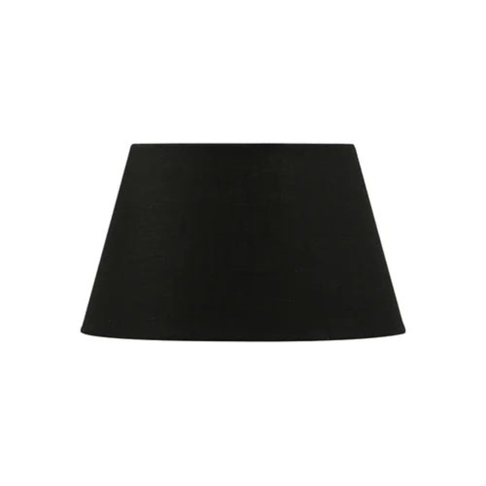 CC Interiors Black Tapered Drum Lampshade measuring 31cm Diameter at Cerise