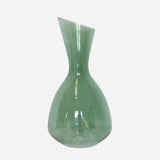 CC Inteiriors Fino Verde Wine Decanter at Cerise.  Dark Green Handblown Glass.