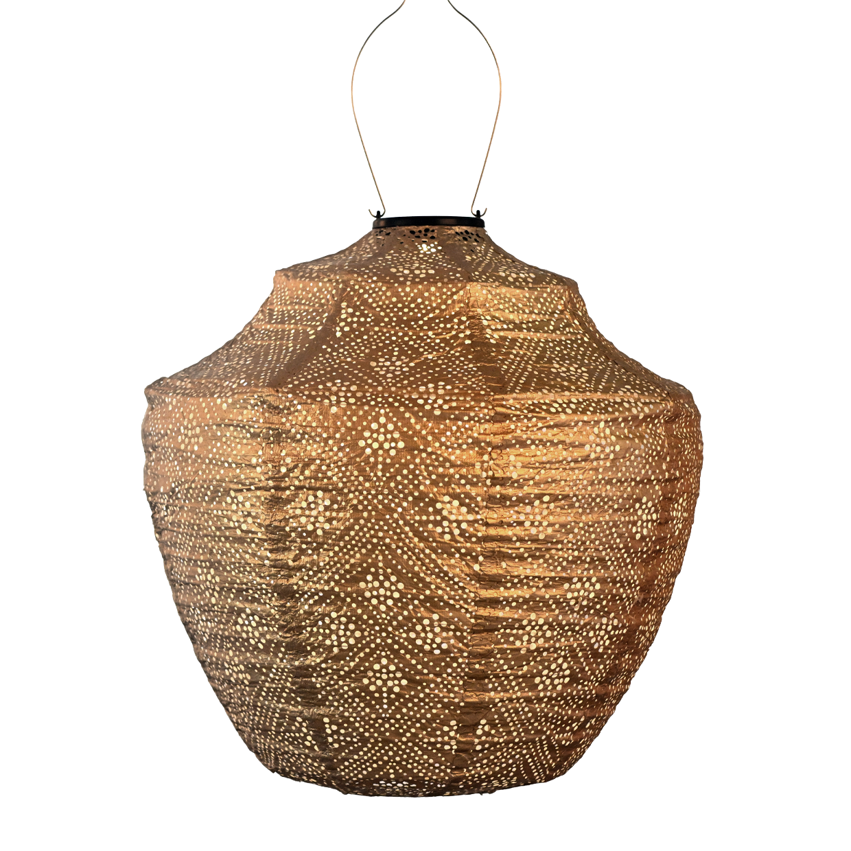 Lumiz crown solar lantern 40cm Gold Topaz
