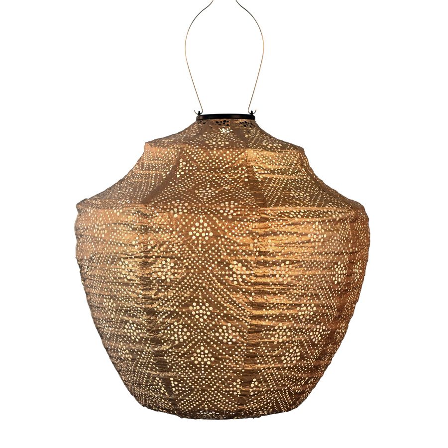 Lumiz crown solar lantern 40cm Gold Topaz