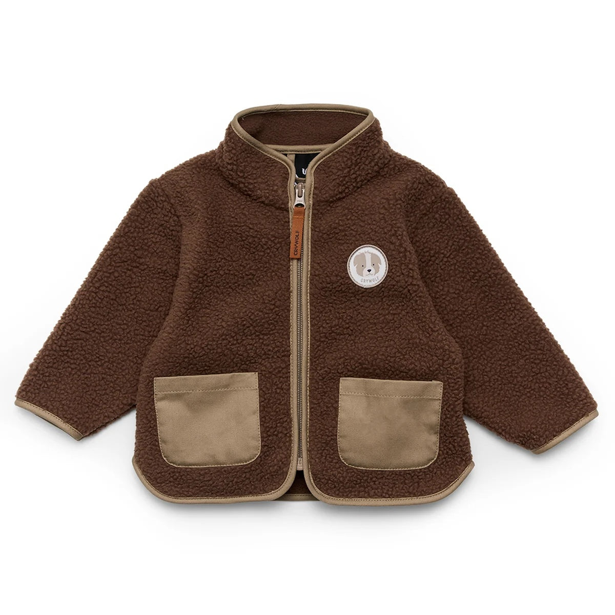 Crywolf Sherpa Jacket in Pinecone at Cerise