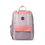 The Crywolf Knapsack in Colour Block Heather design made using water resistant material is fully lined.  Has an internal 15" laptop pocket, adjustable padded shoulder straps, external water bottle holder and easy to use zip closure.  A great school bag for kids.
