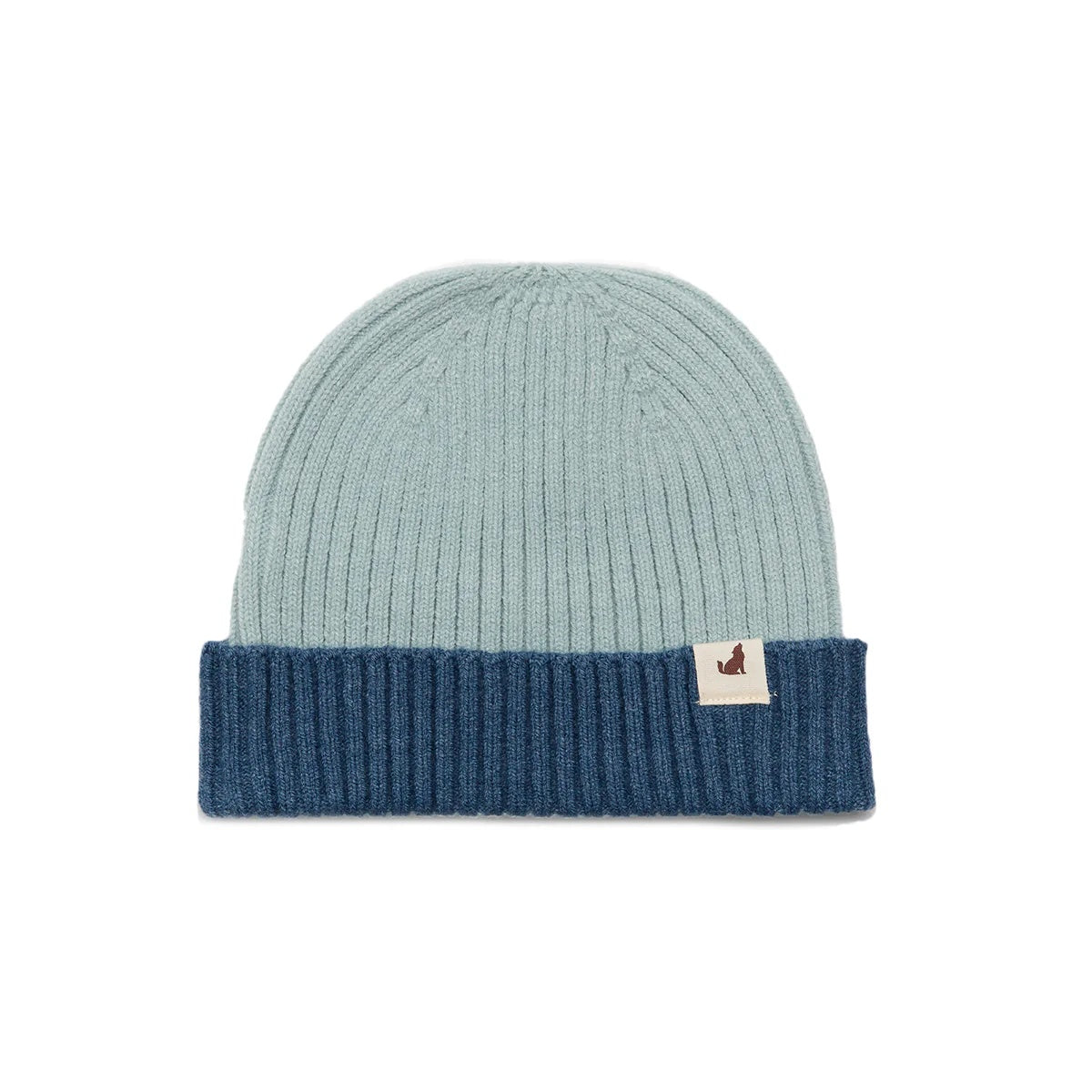 Crywolf Tasman Beanie for children  in Colourblock design availabe in blue colour at Cerise. Its slimline, no-pom design layers easily under hoods and fits comfortably beneath bike and snow helmets. Made from super-soft Polylana® recyclable fibre, so its lightweight to wear but with the comfort of wool.