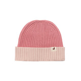 Crywolf Tasman Beanie for children  in Colourblock design availabe in rose colour at Cerise. Its slimline, no-pom design layers easily under hoods and fits comfortably beneath bike and snow helmets. Made from super-soft Polylana® recyclable fibre, so its lightweight to wear but with the comfort of wool.