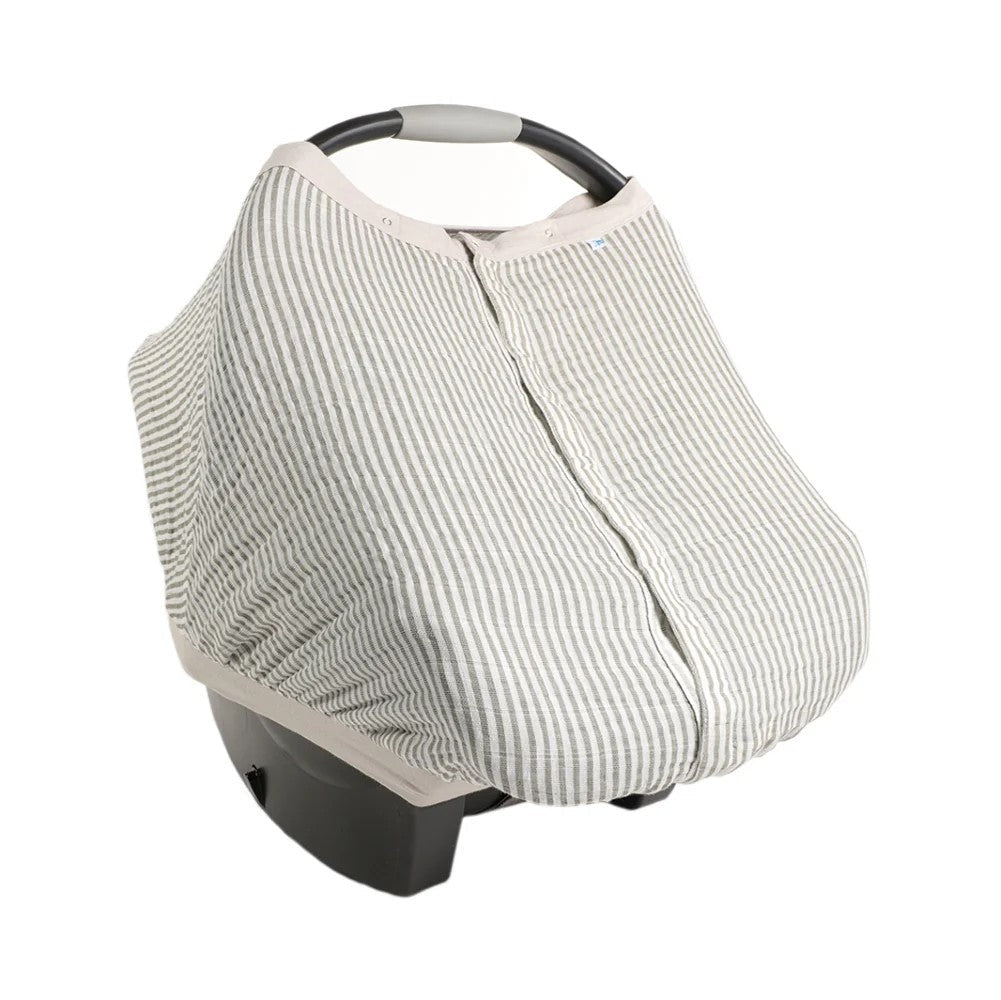 Muslin Car Seat Canopy for baby car seat