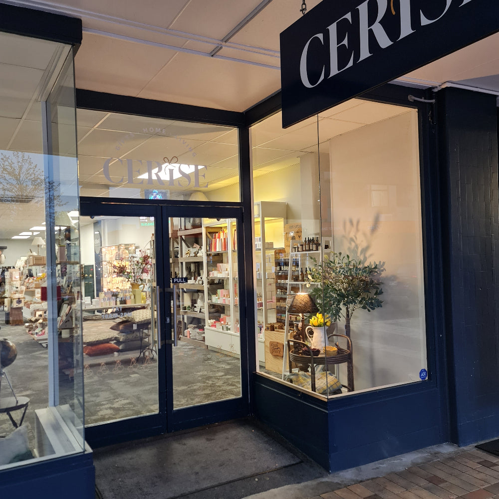 Store front of Cerise Gifts and Homeware shop located in central Blenheim, New Zealand