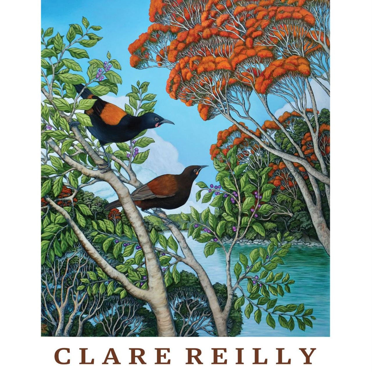New Zealand Artist Clare Reilly 2027 Wall Calendar at Cerise. New Zealand design and print.