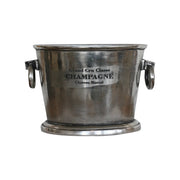 Clichy engraved oval champagne bucket