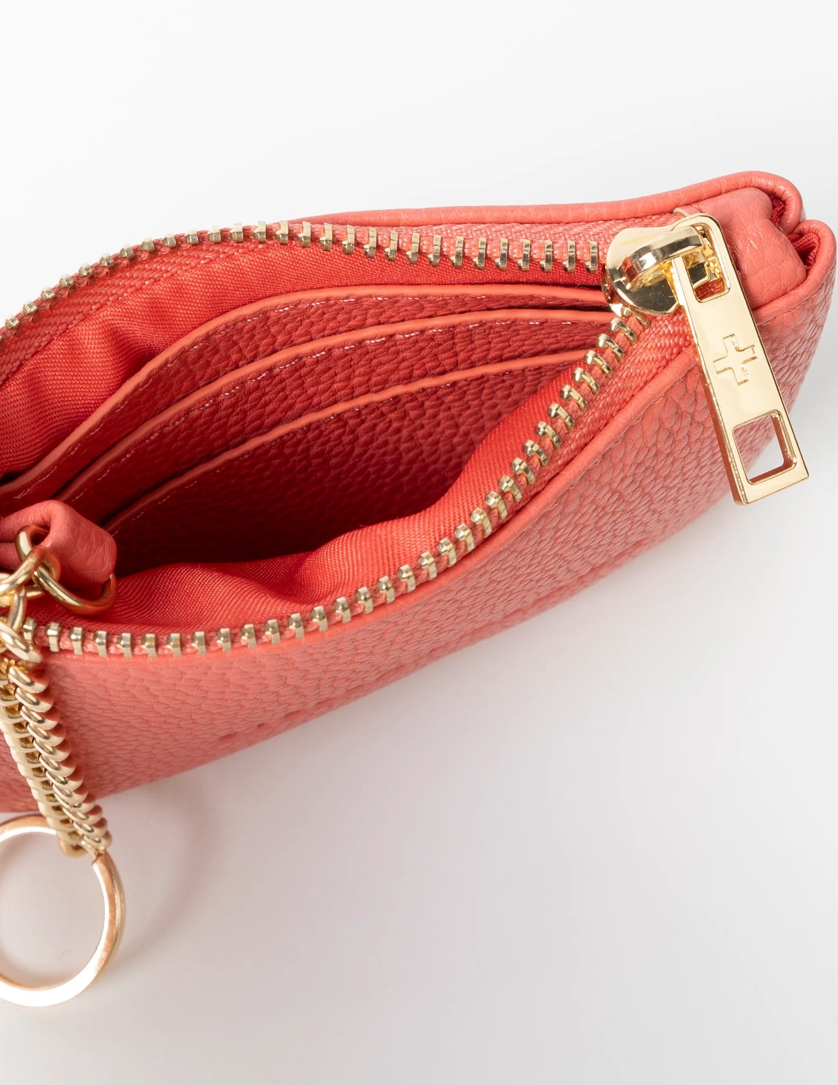 Inside of Melon coin purse showing card slots