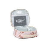 Crywolf Everyday Lunchbag to keep kids snacks cool and luches fresh at Cerise. Made with food grade insulated lining and removeable non-toxic gel pad to keep food cool and has a handy carry handle. Available in Blush Ponies Design.
