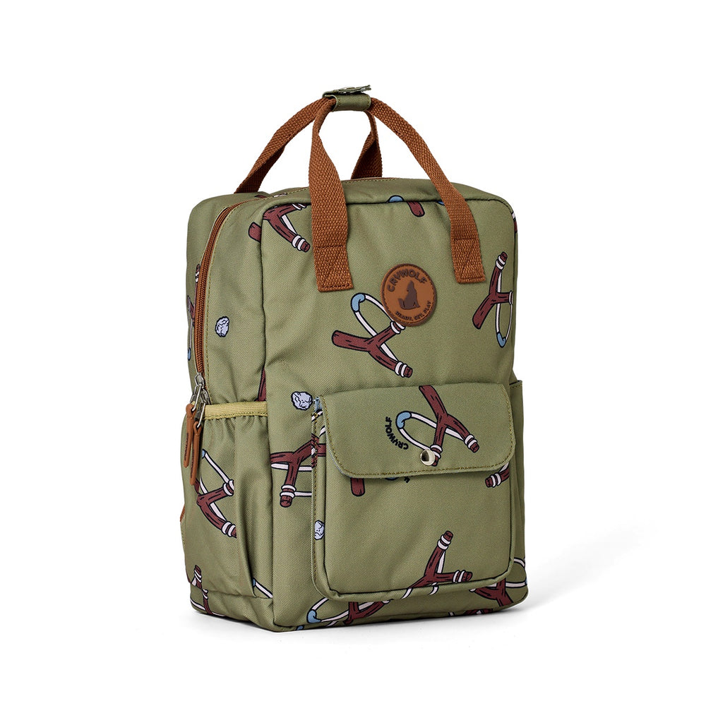 Crywolf mini backpack at Cerise in Catapult design.