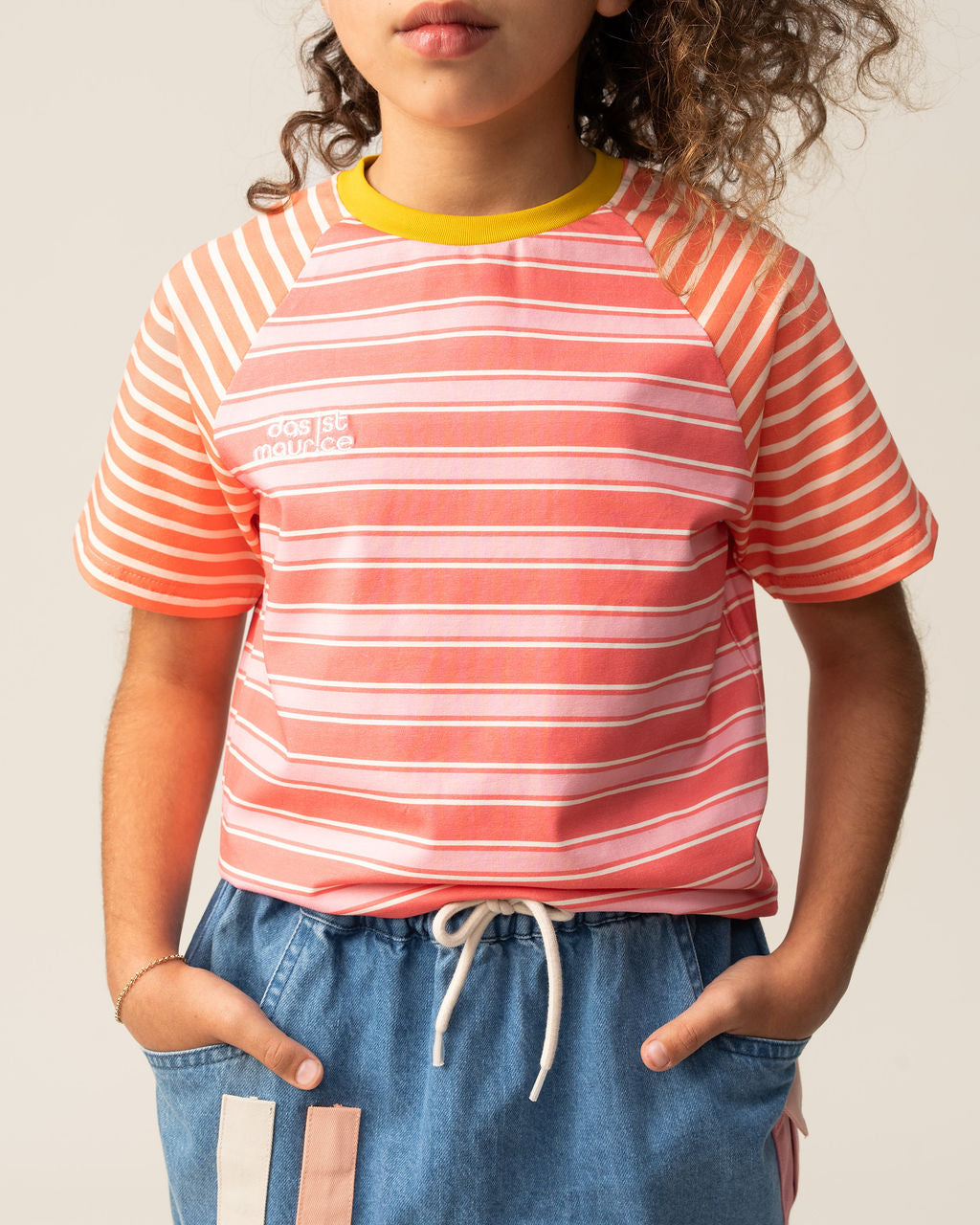 
Das Ist Maurice T-Shirt in Coral at Cerise